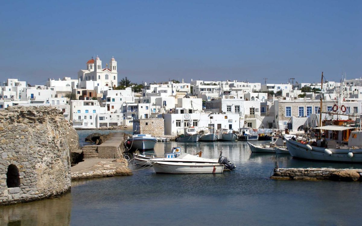 The picturesque harbor of Naoussa